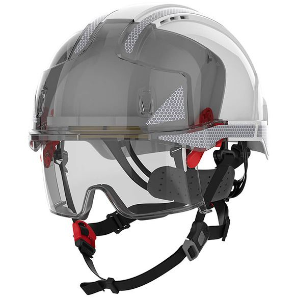 Ķivere JSP EVO® VISTAlens ar ventilāciju, balta 
